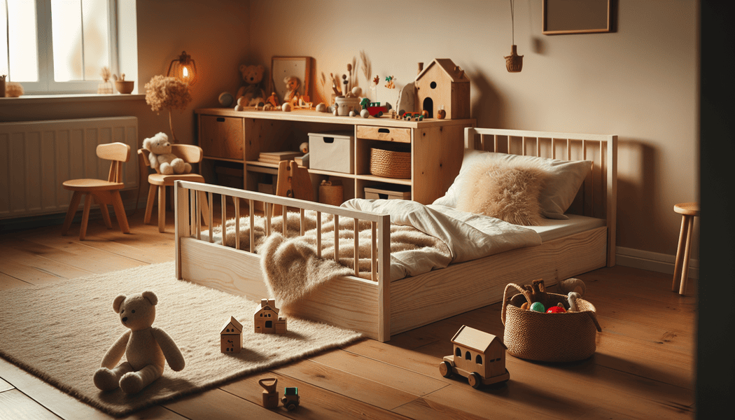 Schlafumgebung optimieren: Beruhigende Farben und minimale Stimulation -  Besser schlafen im Montessori Bodenbett