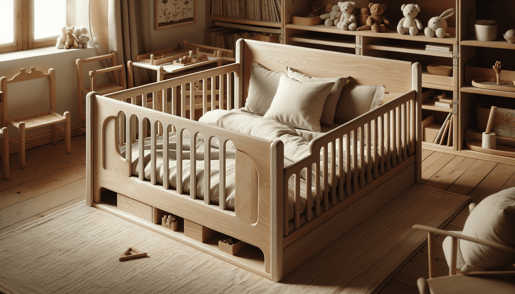 Anpassbarkeit des Bettes an wachsende Kinder -  Das ultimative Montessori Kinderbett - Ein sicherer Schlafplatz