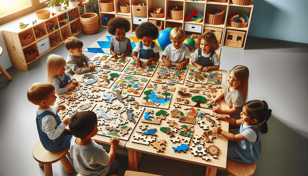 Sensibilisierung für Farben, Formen und Muster ab frühem Alter -  Die Welt der Montessori Puzzles - Passend für jedes Kind