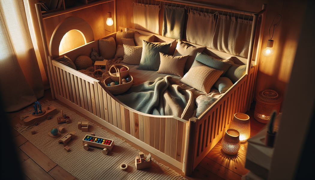 Kreative Anpassungsmöglichkeiten des Bettes für individuelle Präferenzen -  Ruhe und Geborgenheit im Montessori Bett