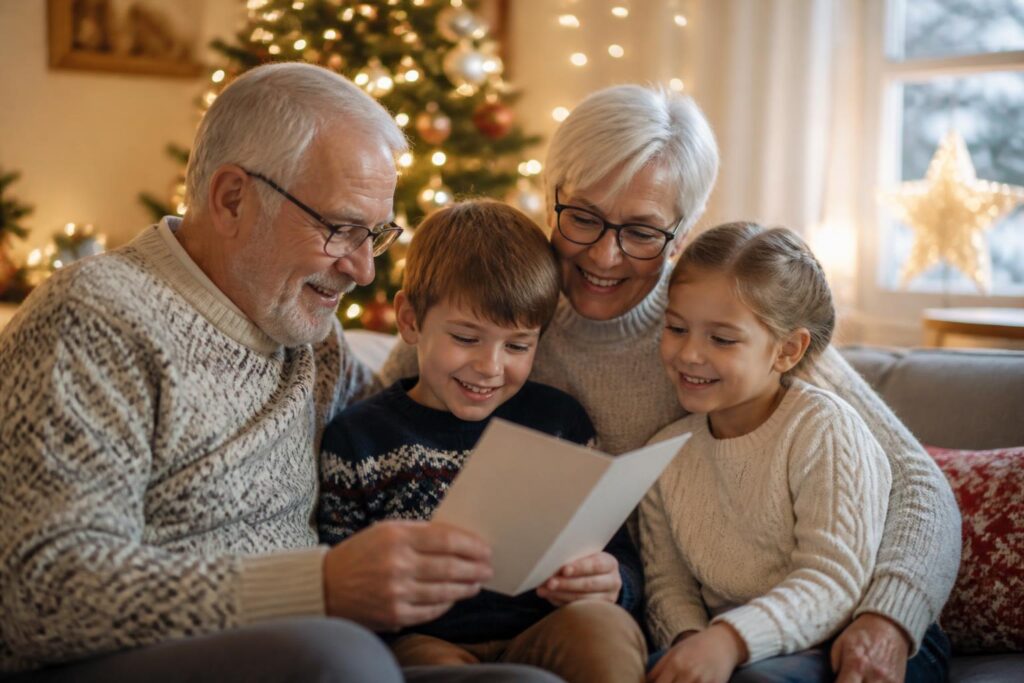 Weihnachtsgrüße an Kinder und Enkelkinder: liebevolle Wünsche, Sprüche und persönliche Worte