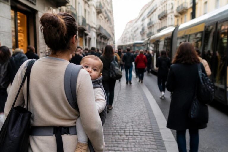 Städtischer Alltag und volle Bewegungsfreiheit: Warum sich das Babytragen in der Stadt lohnt
